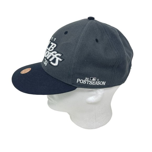 '47 Milwaukee Brewers Hat Snapback Baseball Cap 2011 Playoffs Embroidered Gray - Picture 3 of 4